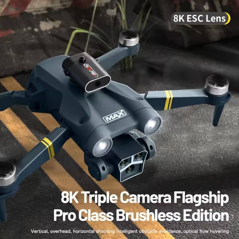 Drone with 4k Camera Foldable 1080P HD Drone with FPV Live Video, Gestures Selfie, Altitude Hold, One Key Take Off/Landing, 3D Series Flips, Headless Mode For Kids And Adults(M3 MAX - Image 4